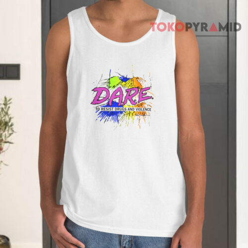 Vintage Dare To Resist Drugs And Violence 1994 Tank Top Vintage Dare To Resist Drugs And Violence 1994 Tank Top