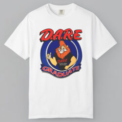 Vintage Dare To Resist Drugs And Violence Graduate T shirt