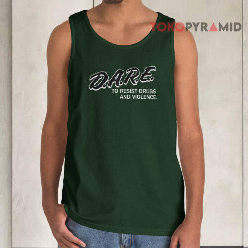 Vintage Dare To Resist Drugs And Violence Tank Top