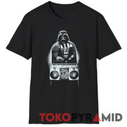 Vintage Darth Vader Holding Boombox Shirt