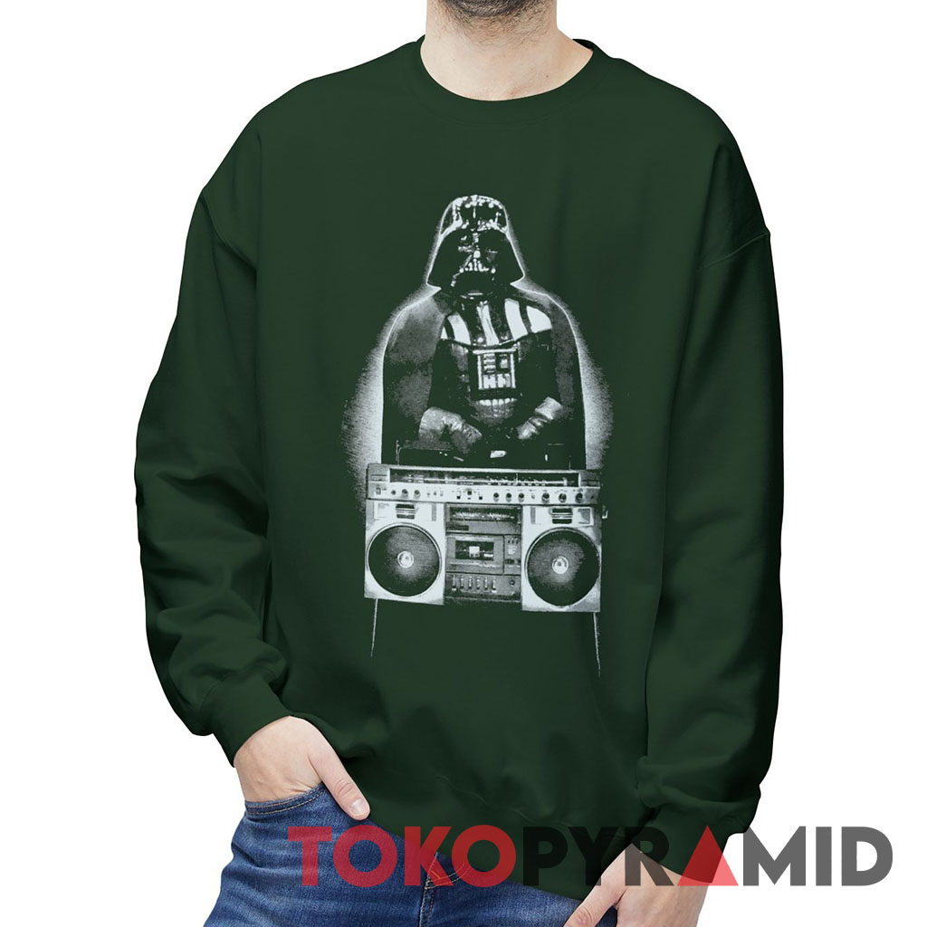 Vintage Darth Vader Holding Boombox Sweatshirt Vintage Darth Vader Holding Boombox Sweatshirt