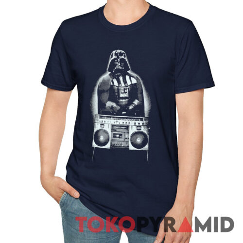 Vintage Darth Vader Holding Boombox Tee Vintage Darth Vader Holding Boombox Tee