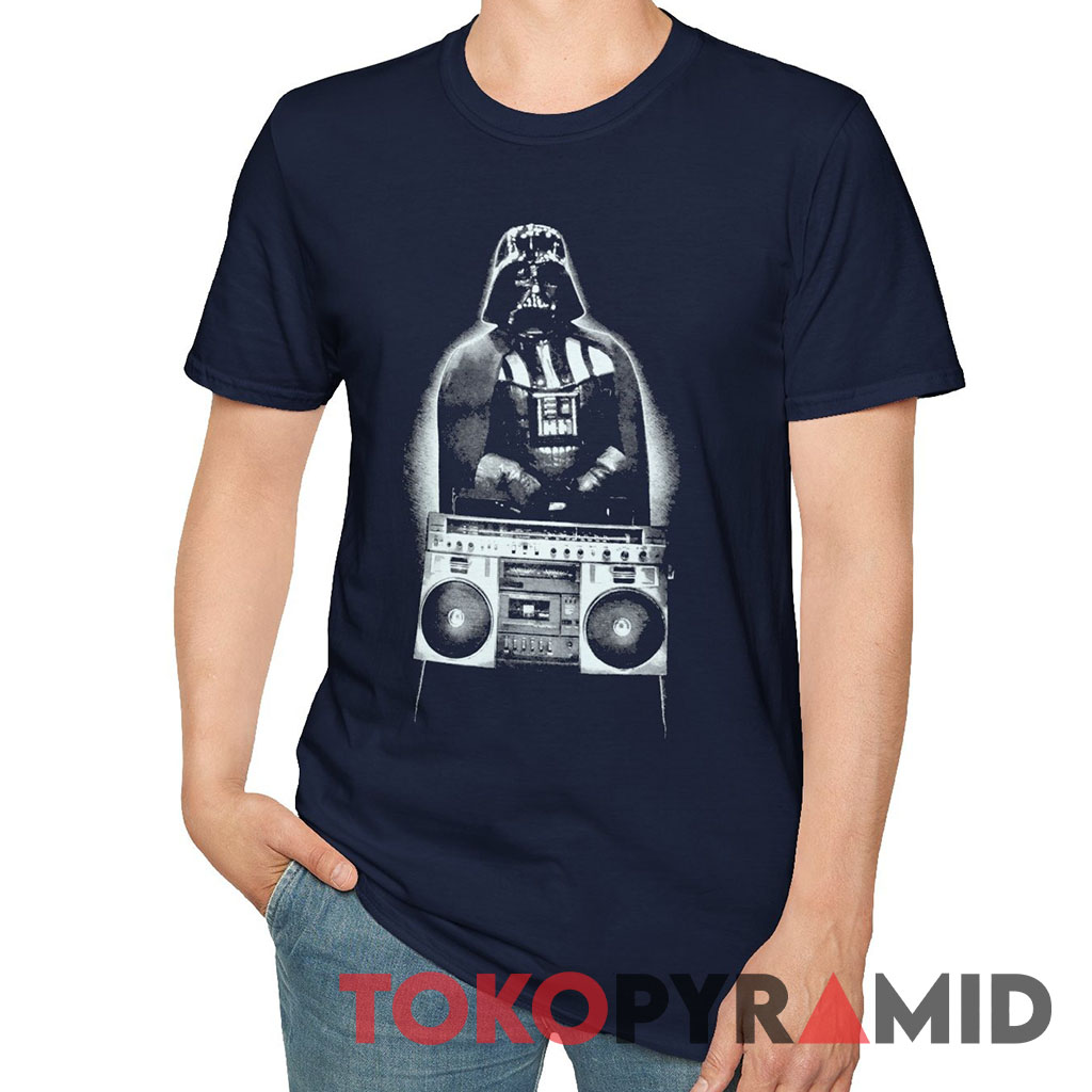 Vintage Darth Vader Holding Boombox Tee Vintage Darth Vader Holding Boombox Tee