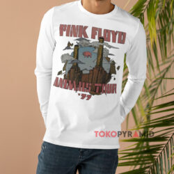Vintage Daydreamer Pink Floyd Animals Tour Shirt 3 Vintage Daydreamer Pink Floyd Animals Tour White Long sleeved