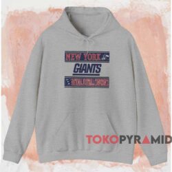 Vintage Deadstock 90s New York Giants Shirt Grey Hoodie