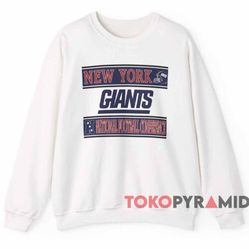 Vintage Deadstock 90s New York Giants Shirt White Sweatshirt