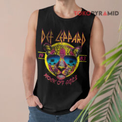 Vintage Def Leppard 1983 Rock Of Ages Shirt 2 Vintage Def Leppard 1983 Rock Of Ages Tank Top