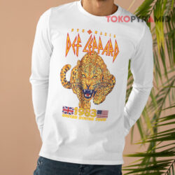 Vintage Def Leppard 1983 United States Tour Shirt 4 Vintage Def Leppard 1983 United States Tour Long sleeved