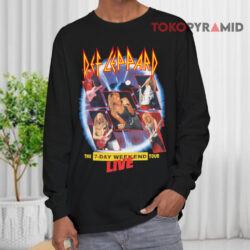 Vintage Def Leppard 1992 The 7-Day Weekend Tour Live Shirt 4 Vintage Def Leppard 1992 The 7 day Weekend Tour Live Long sleeved