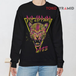 Vintage Def Leppard Neon Cat Rolled Shirt 3 Vintage Def Leppard Neon Cat Rolled Sweatshirt