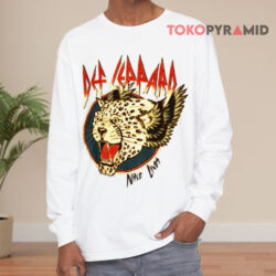 Vintage Def Leppard Nine Lives Shirt 4 Vintage Def Leppard Nine Lives Long sleeved