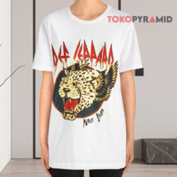 Vintage Def Leppard Nine Lives White T shirt