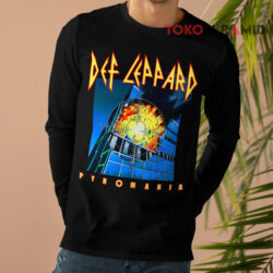 Vintage Def Leppard Pyromania Cut Off Shirt 4 Vintage Def Leppard Pyromania Cut Off Long sleeved