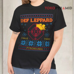Vintage Def Leppard Pyromania X-Mas Sweatshirt 2 Vintage Def Leppard Pyromania X mas T shirt