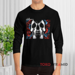 Vintage Deftones Self Titled Skull Roses Shirt 4 Vintage Deftones Self Titled Skull Roses Long sleeved