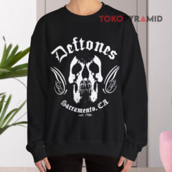 Vintage Deftones Skull Sacramento CA 1988 Shirt 3 Vintage Deftones Skull Sacramento Ca 1988 Sweatshirt