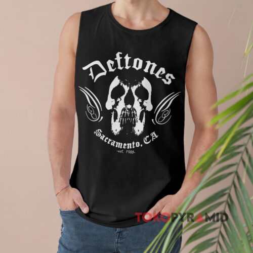 Vintage Deftones Skull Sacramento Ca 1988 Tank Top Vintage Deftones Skull Sacramento Ca 1988 Tank Top
