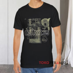 Vintage Deftones Tour Metal Grunge Punk Goth Black T shirt