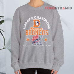 Vintage Denver Broncos 1986 AFC Champions Shirt 3 Vintage Denver Broncos 1986 Afc Champions Sweatshirt