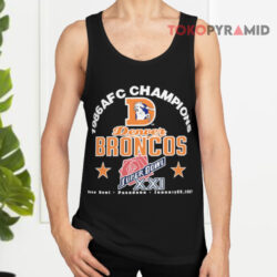 Vintage Denver Broncos 1986 AFC Champions Shirt 2 Vintage Denver Broncos 1986 Afc Champions Tank Top