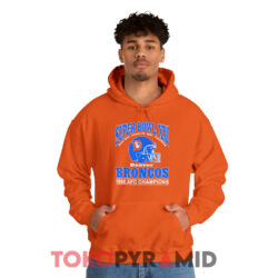 Vintage Denver Broncos 1987 Rose Bowl Shirt 4 Vintage Denver Broncos 1987 Rose Bowl Orange Hoodie