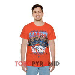 Vintage Denver Broncos 1997 Mile High Salute Orange T shirt
