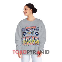 Vintage Denver Broncos 1999 Super Bowl Shirt 2 Vintage Denver Broncos 1999 Super Bowl Grey Sweatshirt