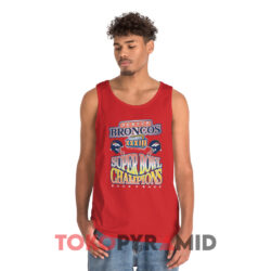 Vintage Denver Broncos 1999 Super Bowl Shirt 4 Vintage Denver Broncos 1999 Super Bowl Red Tank Top