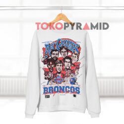 Vintage Denver Broncos AFC Champs Caricature Shirt 2 Vintage Denver Broncos Afc Champs Caricature White Sweatshirt