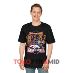 Vintage Denver Broncos Bowl XXXIII 33 Champions Shirt 4 Vintage Denver Broncos Bowl Xxxiii 33 Champions Black T shirt
