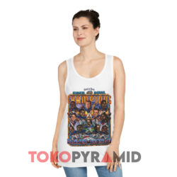 Vintage Denver Broncos Caricature 1999 Nfl White Tank Top