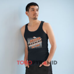 Vintage Denver Broncos Football 1960 Black Tank Top