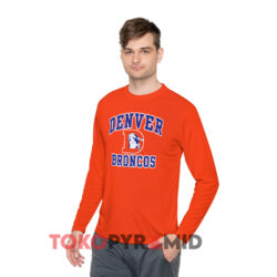 Vintage Denver Broncos Logo 7 Shirt 3 Vintage Denver Broncos Logo 7 Orange Long sleeved