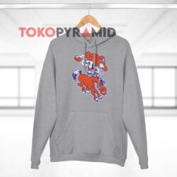 Vintage Denver Broncos Mascot Essential Shirt 2 Vintage Denver Broncos Mascot Essential Grey Hoodie