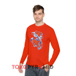 Vintage Denver Broncos Mascot Essential Orange Long sleeved