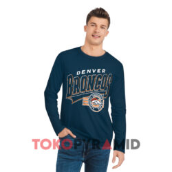 Vintage Denver Broncos NFL Football Shirt 4 Vintage Denver Broncos Nfl Football Navy Long sleeved