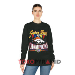 Vintage Denver Broncos NFL Super Bowl XXXII Shirt 4 Vintage Denver Broncos Nfl Super Bowl Xxxii Black Long sleeved