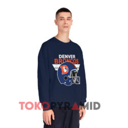 Vintage Denver Broncos Old Logo Shirt 2 Vintage Denver Broncos Old Logo Navy Sweatshirt
