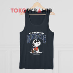Vintage Denver Broncos Snoopy Cartoon NFL Shirt 3 Vintage Denver Broncos Snoopy Cartoon Nfl Navy Tank Top