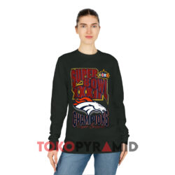 Vintage Denver Broncos Super Bowl XXXII 1998 Shirt 4 Vintage Denver Broncos Super Bowl Xxxii 1998 Black Long sleeved