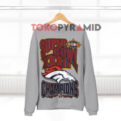Vintage Denver Broncos Super Bowl XXXII 1998 Shirt 2 Vintage Denver Broncos Super Bowl Xxxii 1998 Grey Sweatshirt
