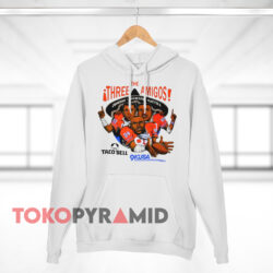 Vintage Denver Broncos Taco Bell Three Amigos Shirt 4 Vintage Denver Broncos Taco Bell Three Amigos White Hoodie