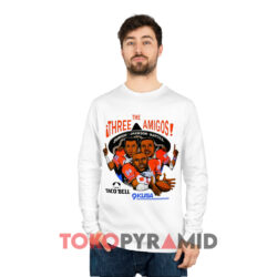 Vintage Denver Broncos Taco Bell Three Amigos Shirt 3 Vintage Denver Broncos Taco Bell Three Amigos White Long sleeved