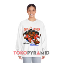 Vintage Denver Broncos Taco Bell Three Amigos Shirt 2 Vintage Denver Broncos Taco Bell Three Amigos White Sweatshirt