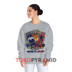 Vintage Denver Vs Atlanta NFL Super Bowl Shirt 4 Vintage Denver Vs Atlanta Nfl Super Bowl 1999 Grey Sweatshirt