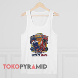 Vintage Denver Vs Atlanta Nfl Super Bowl 1999 White Tank Top