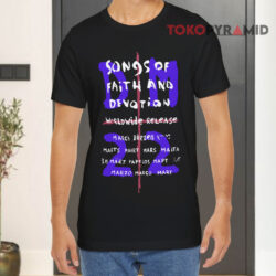 Vintage Depeche Mode Songs Of Faith And Devotion Black T shirt