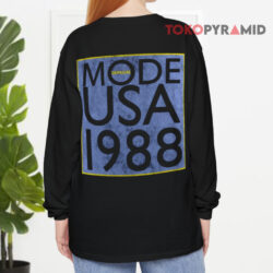 Vintage Depeche Mode USA Tour 1988 Shirt Double Sided 4 Vintage Depeche Mode Usa Tour 1988 Long sleeved Back
