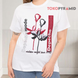 Vintage Depeche Mode Violator World Tour 1990 White T shirt