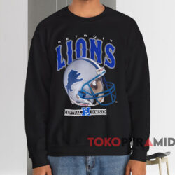 Vintage Detroit Lions Central Division T-shirt 3 Vintage Detroit Lions Central Division T shirt Black Sweatshirt